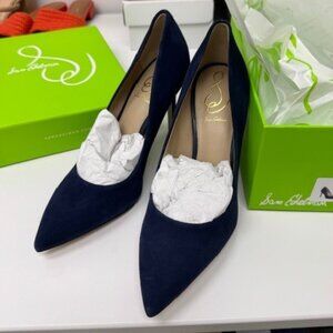 Sam Edelman Hazel Pointed Toe Pump -- Navy, Size 7
